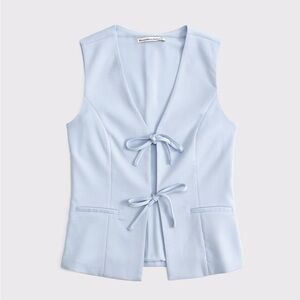 Abercrombie & Fitch Light Blue Vest